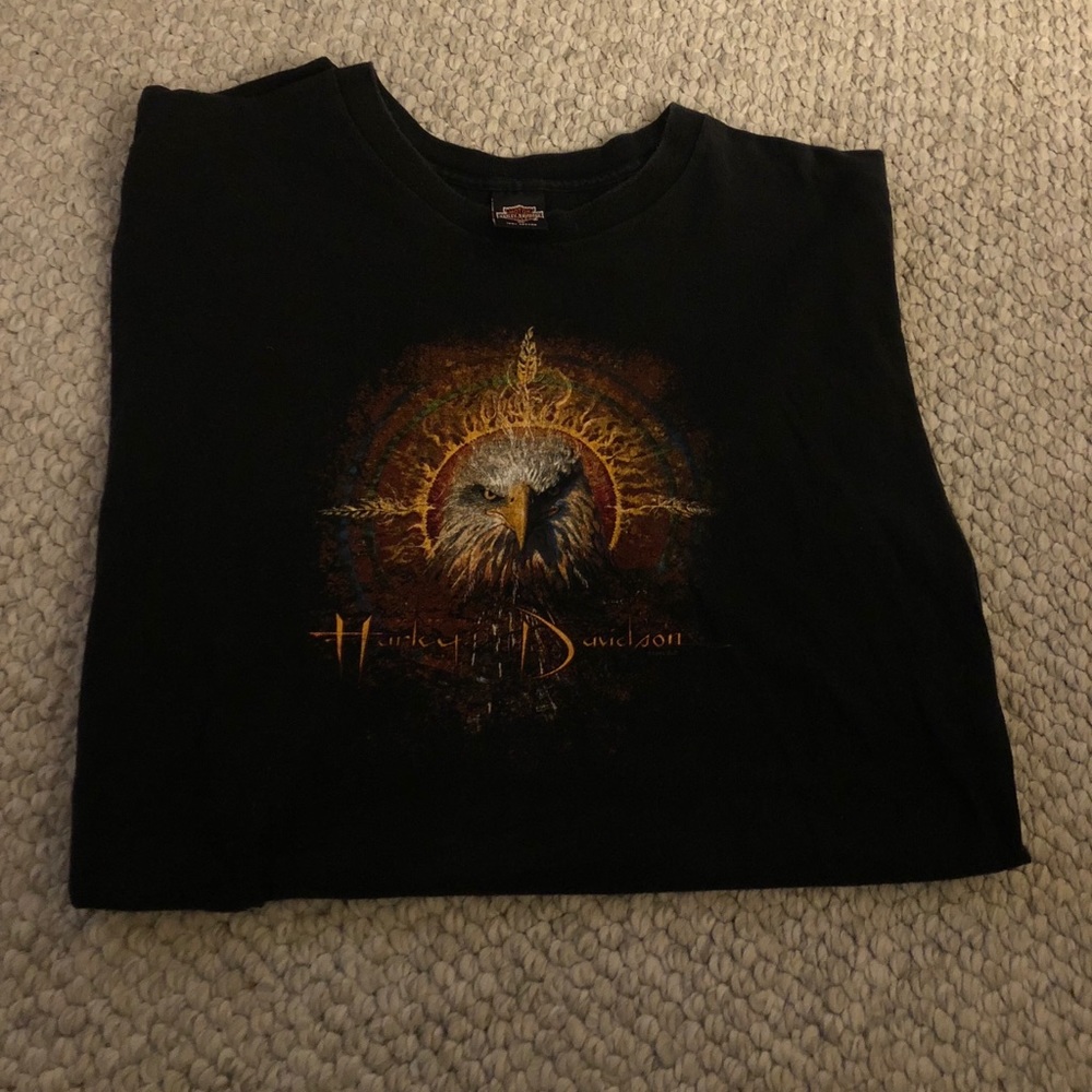 VINTAGE 1995 Harley Davidson Men’s Eagle Shirt